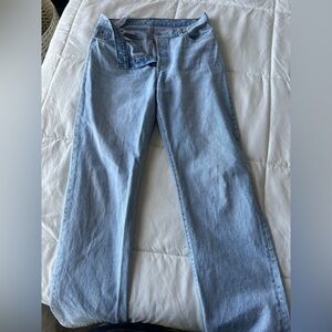 Levi's Sky Blue Straight Leg Jeans